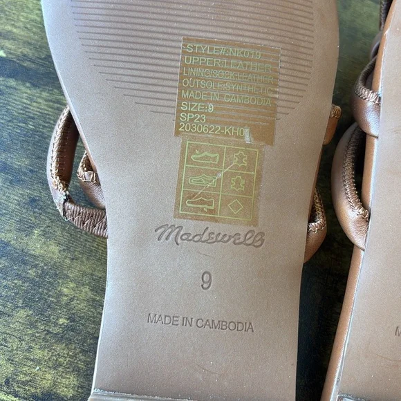 Madewell Tan Strappy Sandals - Picture 6 of 7